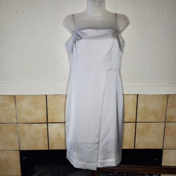 J Crew 365 midi sheath dresss fold over front dress New with tags Size 4 - Picture 3 of 11